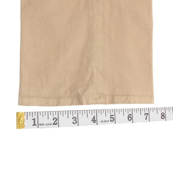 Zanella NWT Chinos / Casual Pants Size 32 US Noah In Solid Beige Cotton Blend